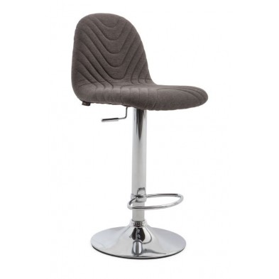 Taburete Freddy Tapizado Gris Marengo