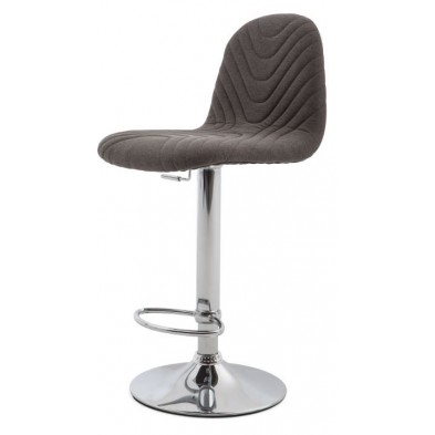 Taburete Freddy Tapizado Gris Marengo