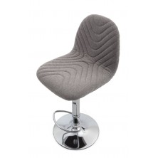 Taburete Freddy Tapizado Gris Claro