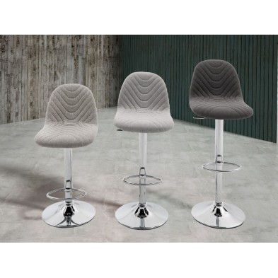 Taburete Freddy Tapizado Beige