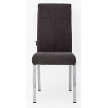 Silla Comedor Intruder Tapizada Gris Marengo