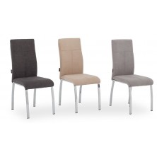 Silla Comedor Intruder Tapizada Gris Marengo