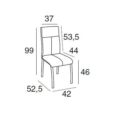 Silla Comedor Intruder Tapizada Beige