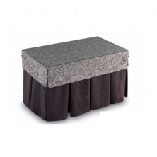 Mesa Camilla Completa MIA de 110x70 o 120x70 color Chocolate Tapete Especial