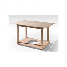 Mesa Camilla Completa MIA de 110x70 o 120x70 color Fucsia con Lazos