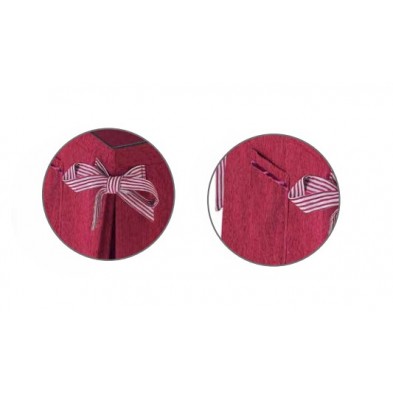 Mesa Camilla Completa MIA de 110x70 o 120x70 color Fucsia con Lazos