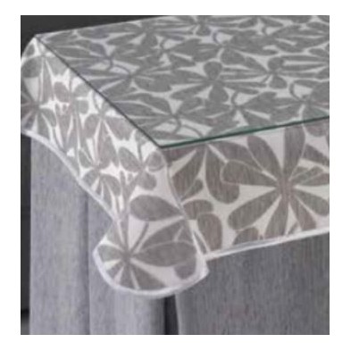 Mesa Camilla Completa MIA de 110x70 o 120x70 color Gris Tapete Gris-Blanco