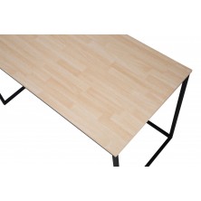 Mesa Estudio Mia Roble Nordish/Negro 120 x 60 