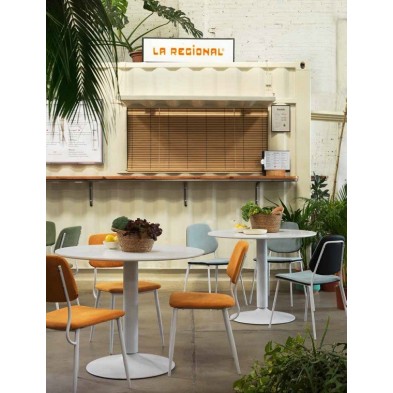Mesa Comedor 100Øcm Lacada Blanco Mesa Comedor 100Øcm Lacada Blanco