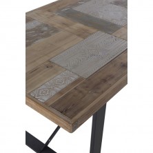 Mesa Comedor 10011 Industrial 180x90 Madera de Abeto
