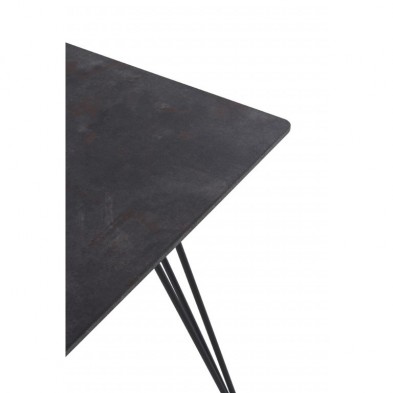 Mesa Comedor Industrial 160x90 Negro/Óxido Mesa Comedor Industrial 160x90 Negro/Óxido