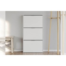 Zapatero 3 Puertas Blanco Brillo