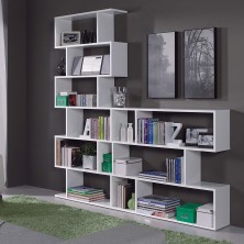 Estantería Danerys Alta Blanca Brillo