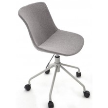 Silla Oficina Leo Gris Claro