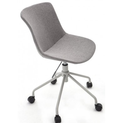 Silla Oficina Leo Gris Claro