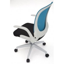 Silla Oficina Open Tejido Azul