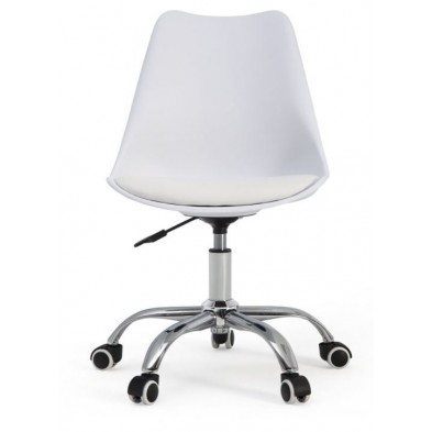 Silla Oficina Pampa Ecopiel Blanco