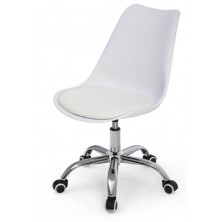 Silla Oficina Pampa Ecopiel Blanco