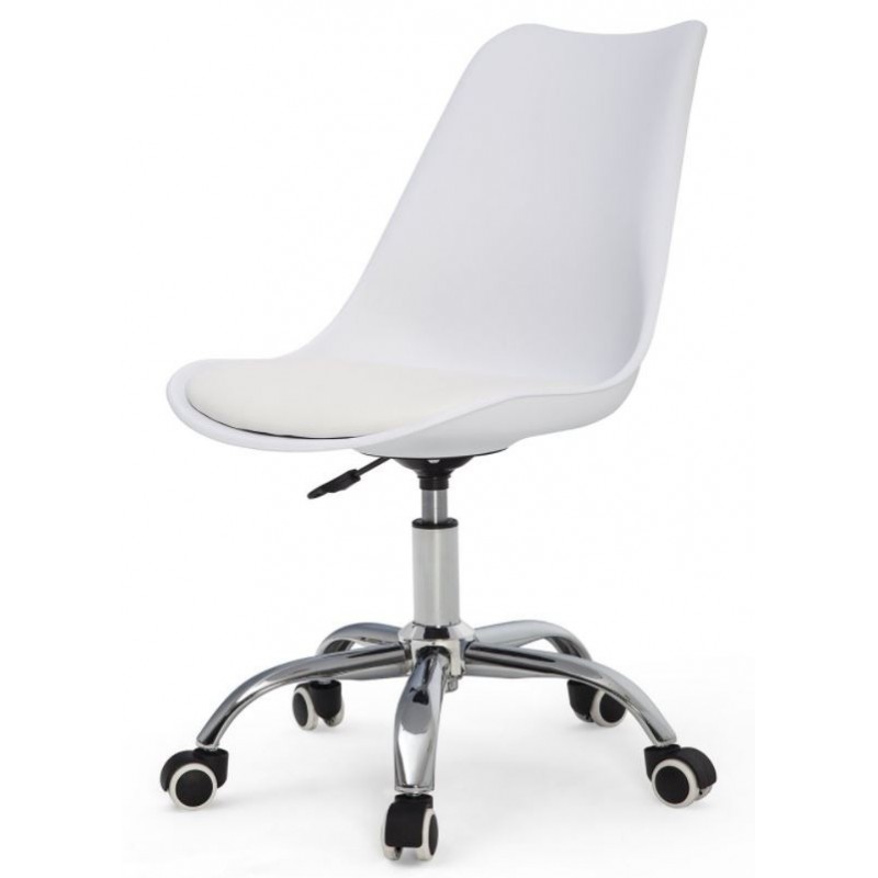 Silla Oficina Pampa Ecopiel Blanco
