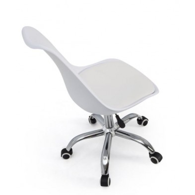 Silla Oficina Pampa Ecopiel Blanco