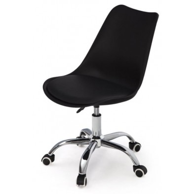 Silla Oficina Pampa Ecopiel Negro