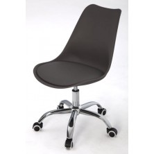 Silla Oficina Pampa Ecopiel Gris Elegant