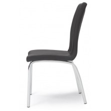 Silla Comedor Prince Ecopiel  Negro