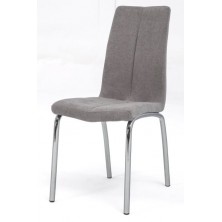 Silla Comedor Prince Tejido Gris Claro