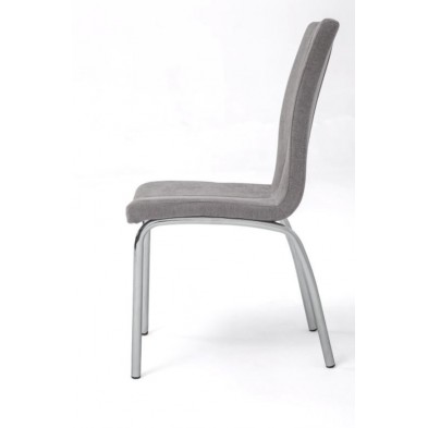 Silla Comedor Prince Tejido Gris Claro