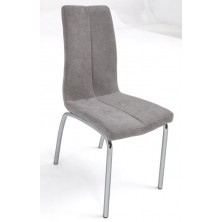 Silla Comedor Prince Tejido Gris Claro
