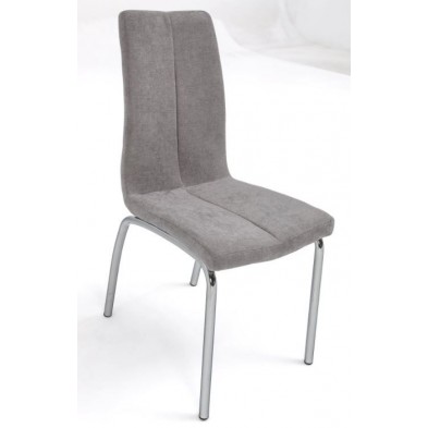 Silla Comedor Prince Tejido Gris Claro