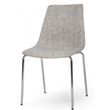 Silla Comedor Riply  Ecocuero  Blanco 
