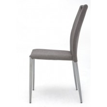 Silla Comedor Romina Tejido Gris Claro