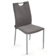 Silla Comedor Romina Tejido Gris Claro