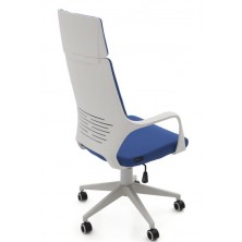 Sillón Oficina Ronny  Tejido Azul