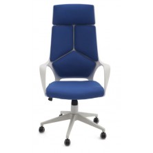 Sillón Oficina Ronny  Tejido Azul