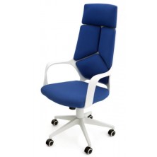 Sillón Oficina Ronny  Tejido Azul