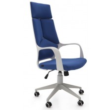 Sillón Oficina Ronny  Tejido Azul