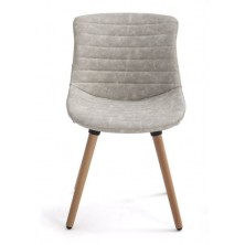 Silla Comedor Tena Ecocuero  Blanco