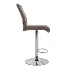 Taburete Lino Ecopiel Visón