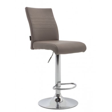 Taburete Lino Ecopiel Visón