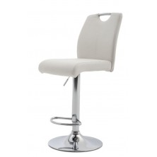 Taburete Premium Ecopiel Blanco