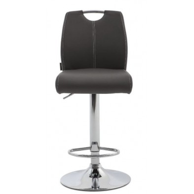 Taburete Premium Ecopiel Gris 