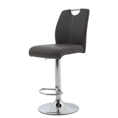 Taburete Premium Ecopiel Gris 