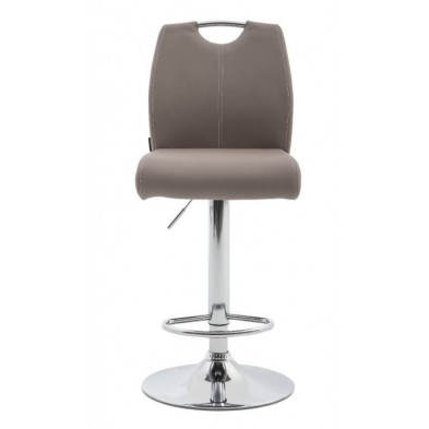 Taburete Premium Ecopiel Visón