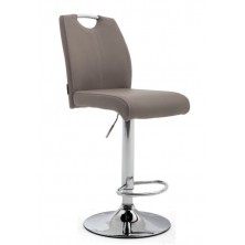 Taburete Premium Ecopiel Visón