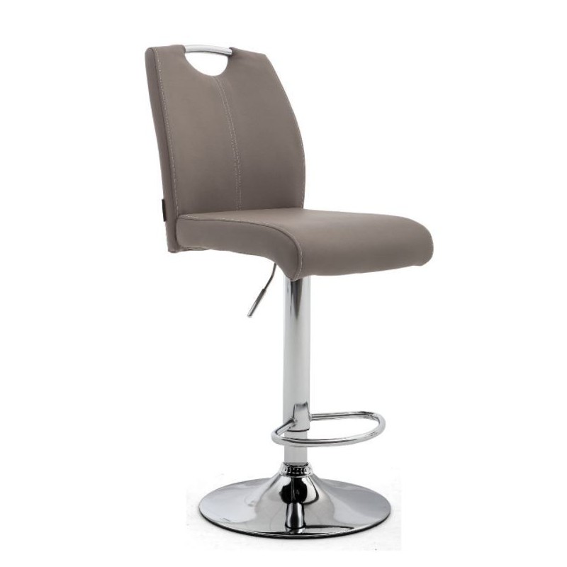 Taburete Premium Ecopiel Visón