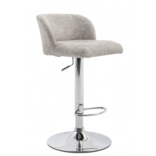 Taburete Tadeo Ecocuero Blanco