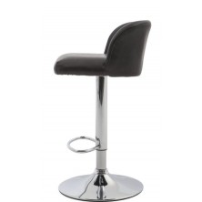 Taburete Tadeo Ecocuero Gris