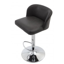 Taburete Tadeo Ecocuero Gris